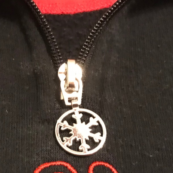 Breckenridge holiday black sweatshirt with embroidered reindeer design (3X) - Picture 14 of 16